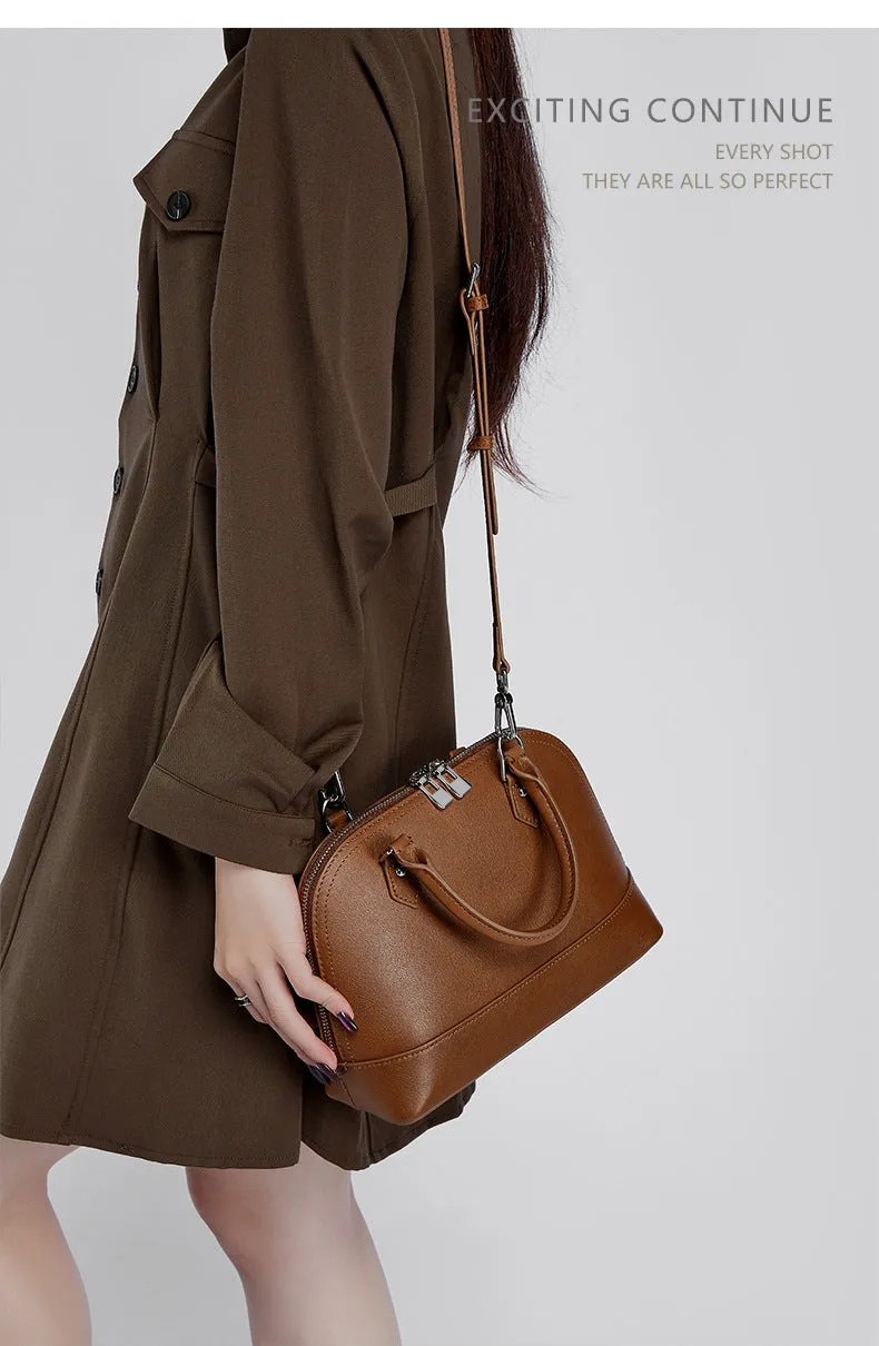 25CM Fashion Handheld Single Shoulder Shell Women's Bag 2920 brown
