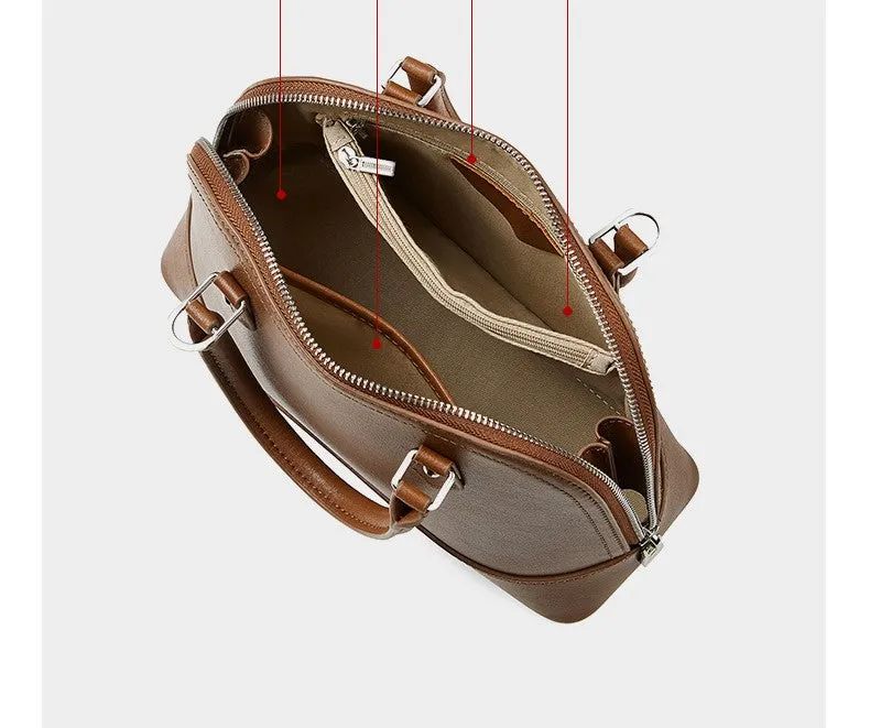 25CM Fashion Handheld Single Shoulder Shell Women's Bag 2920 brown