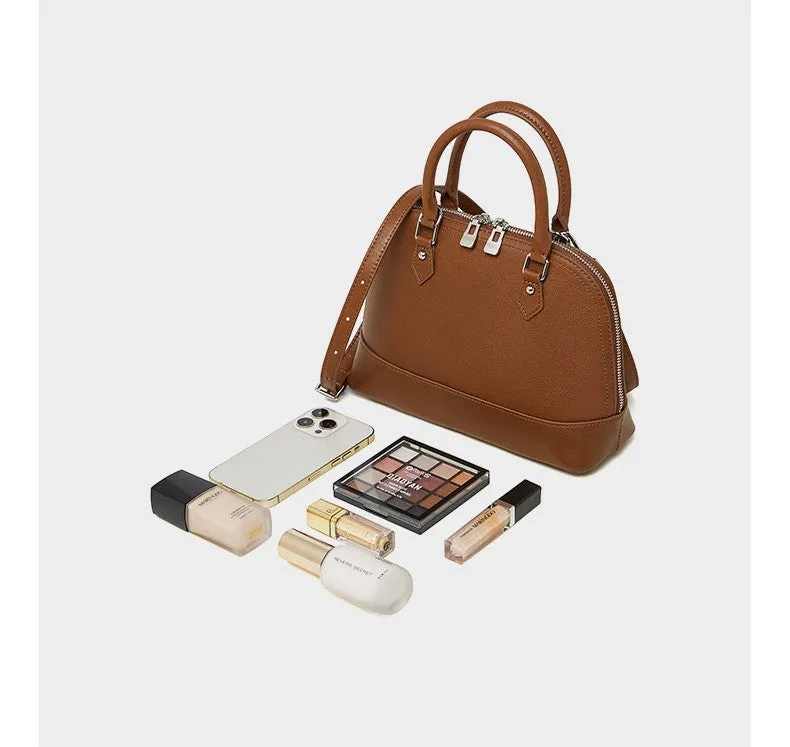 25CM Fashion Handheld Single Shoulder Shell Women's Bag 2920 brown