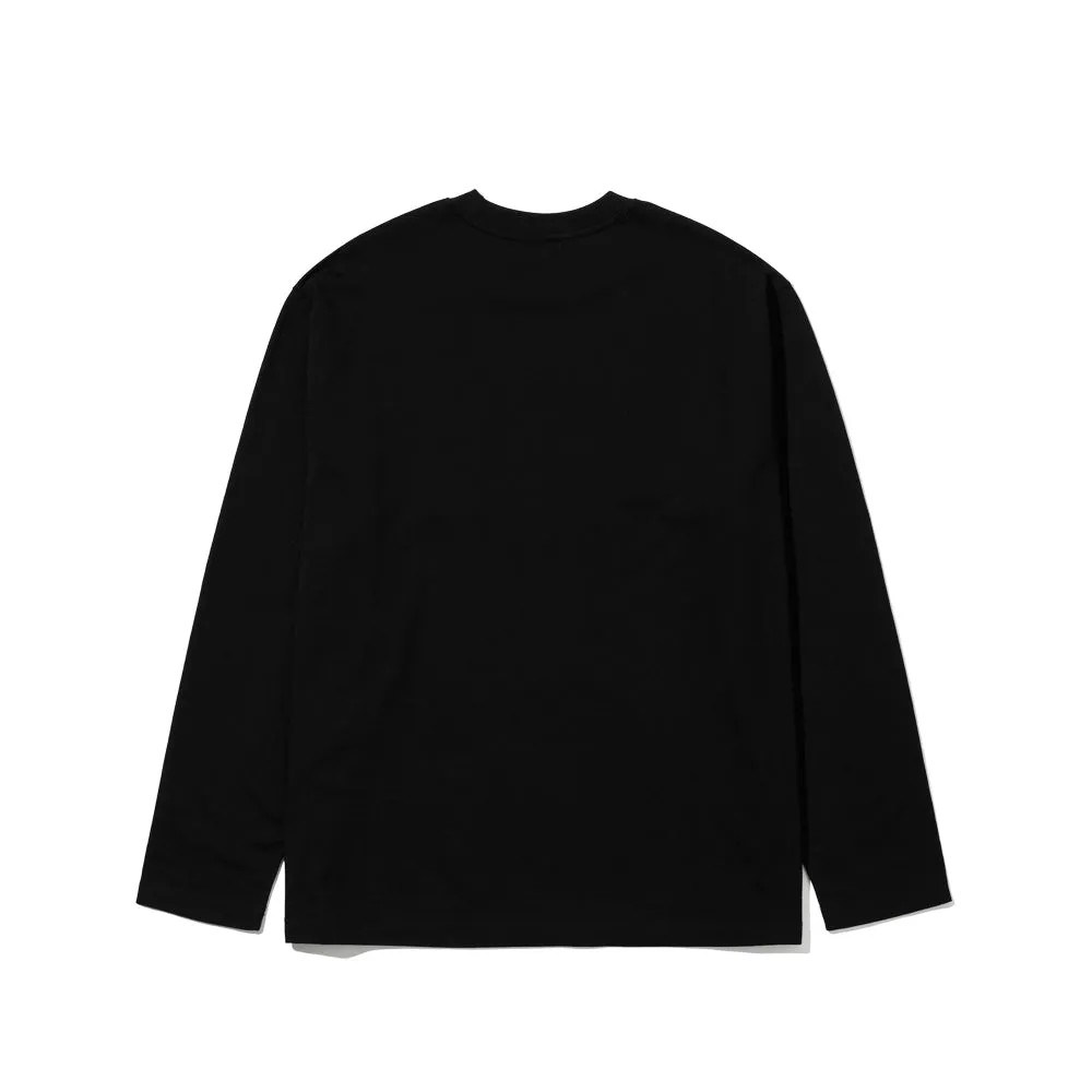 3D HEART BSRABBIT LONG SLEEVE BLACK
