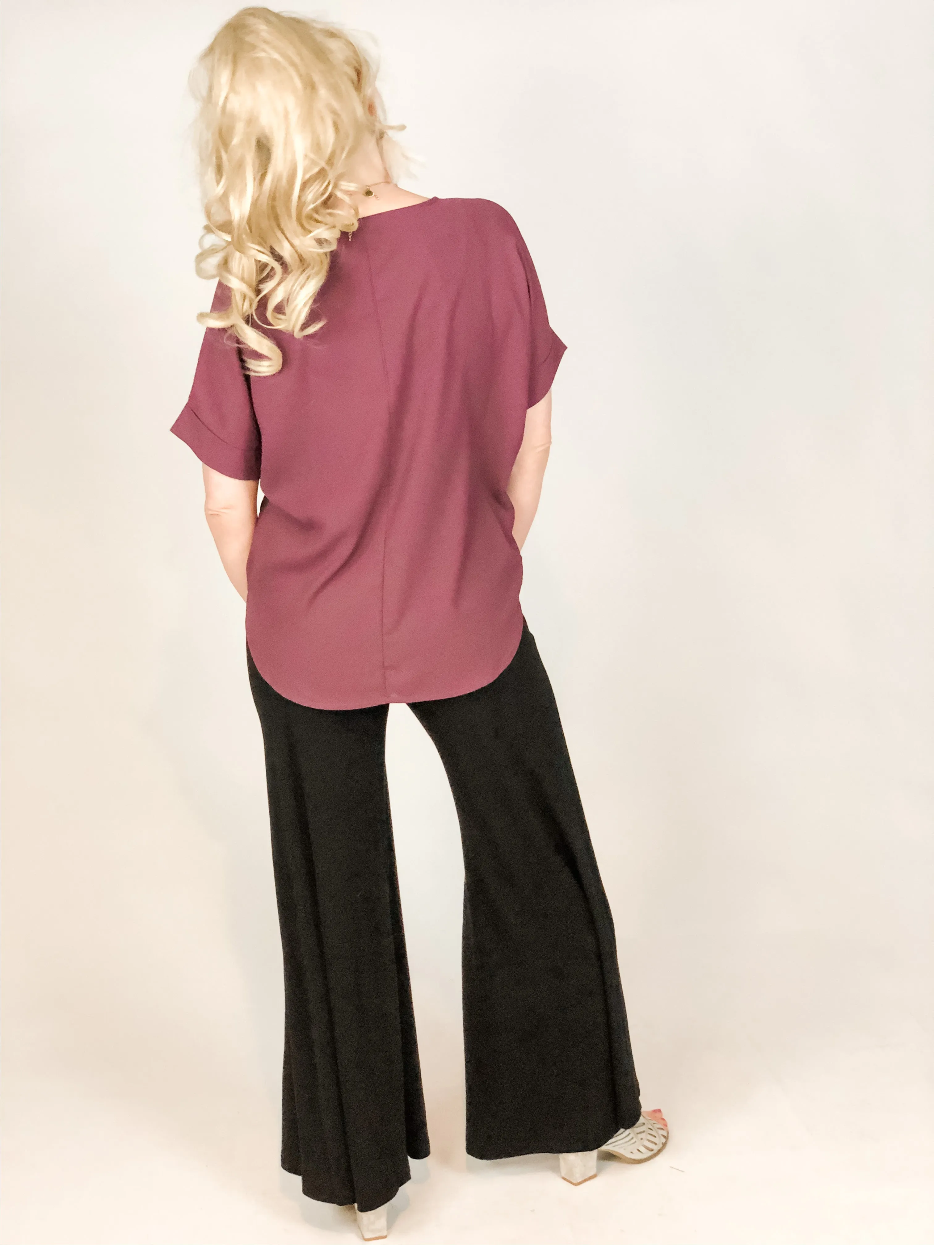 Automatic Tuck Blouse