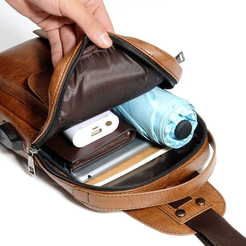 Backpack Waist Shoulder bag compatible with Ebook, Tablet and for AGM M5 (2019) - Black