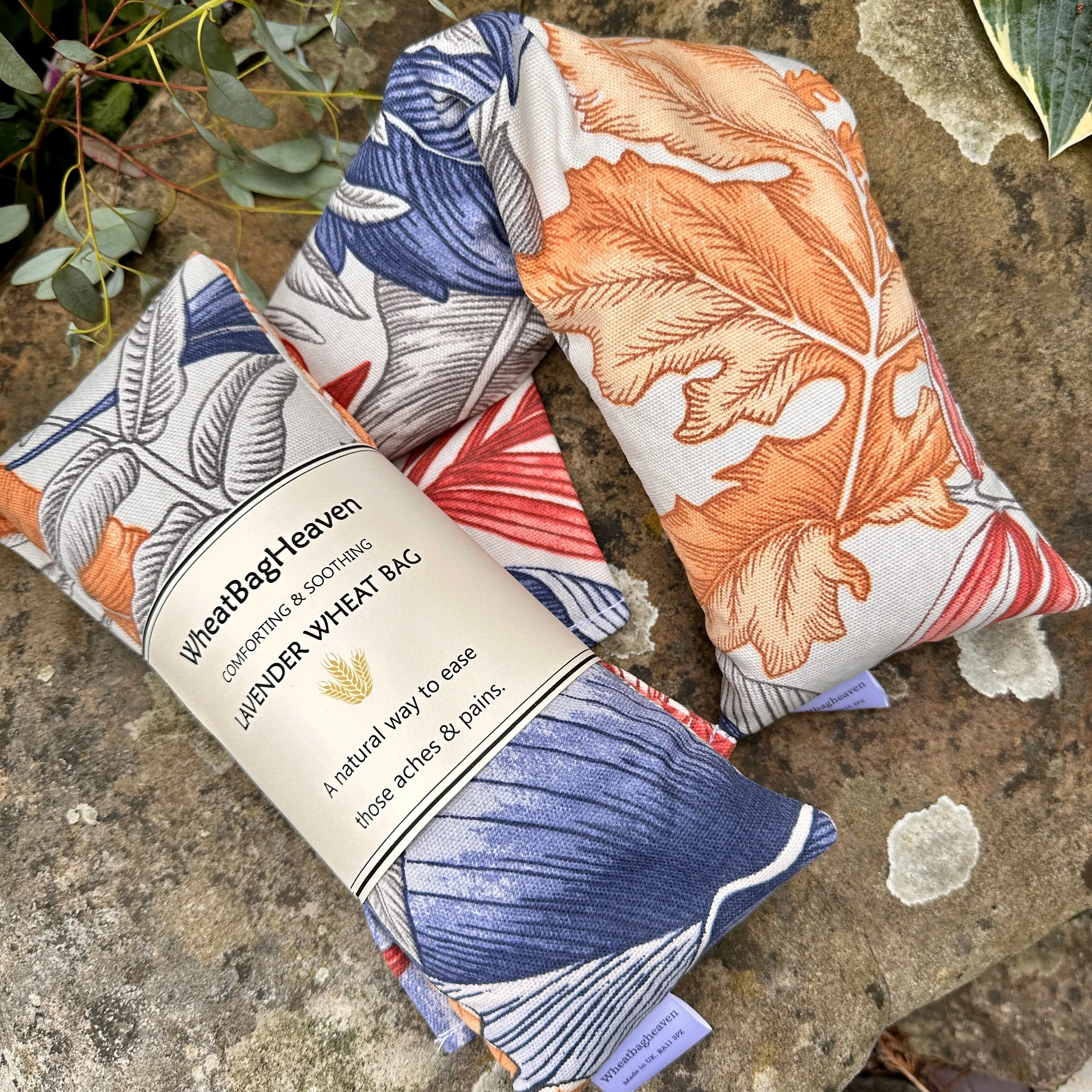 Best flax seed eye pillows in Maldives tropical print. Sleep mask relaxation aid
