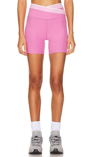 Beyond Yoga Spacedye In The Mix Biker Short in Pink