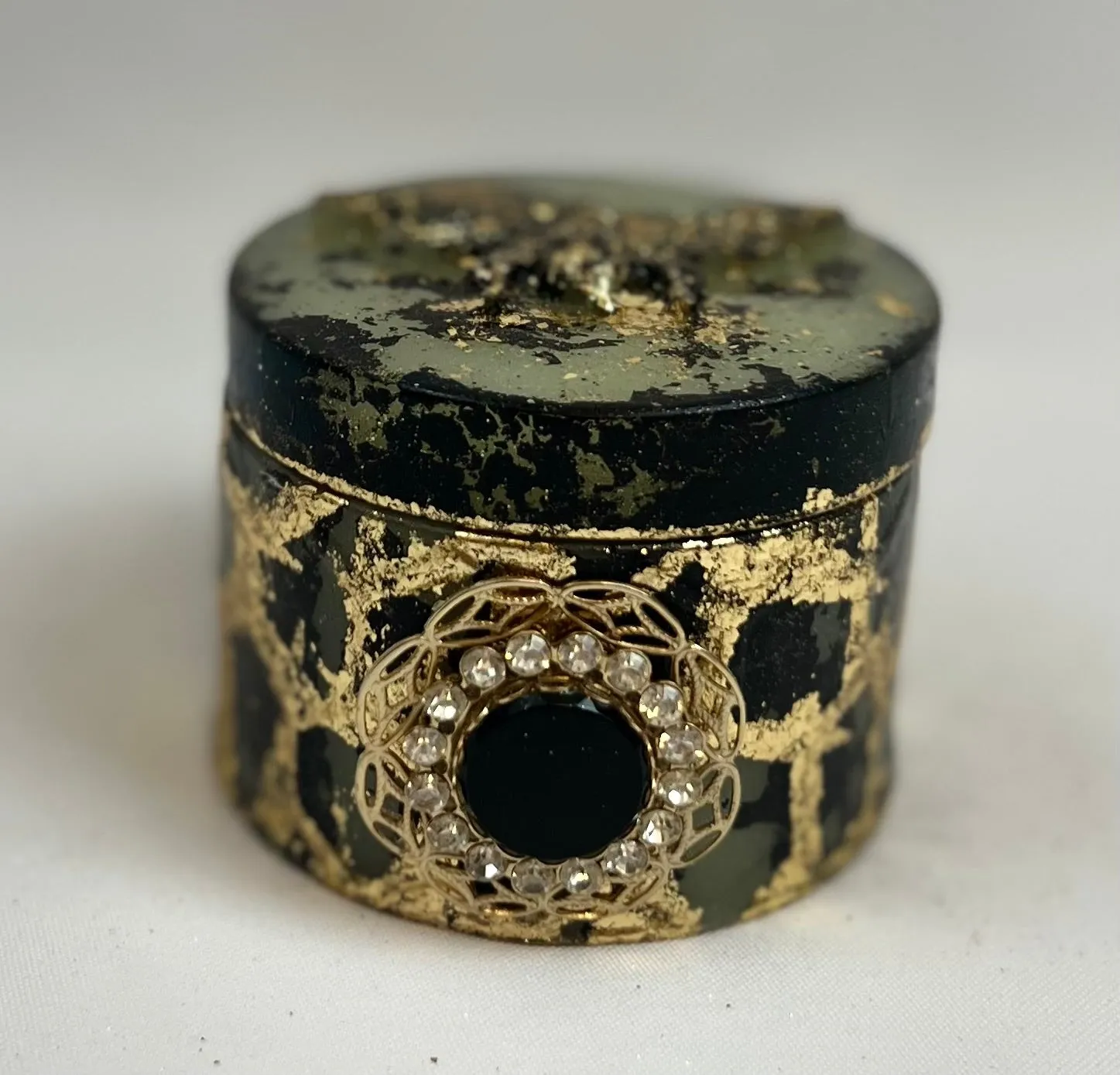 Bumblebee Vintage Jeweled Keepsake Container