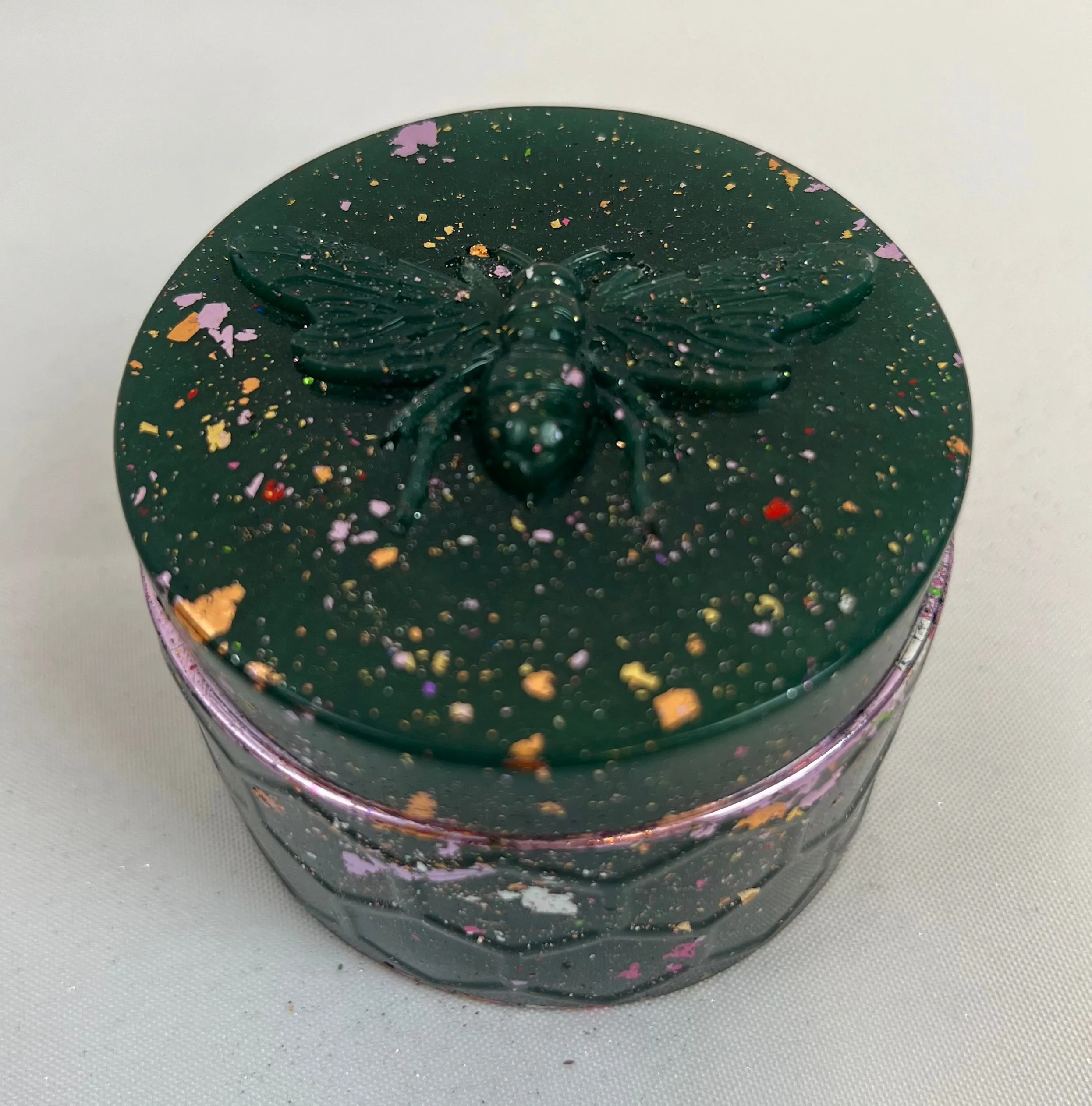 Bumblebee Vintage Jeweled Keepsake Container