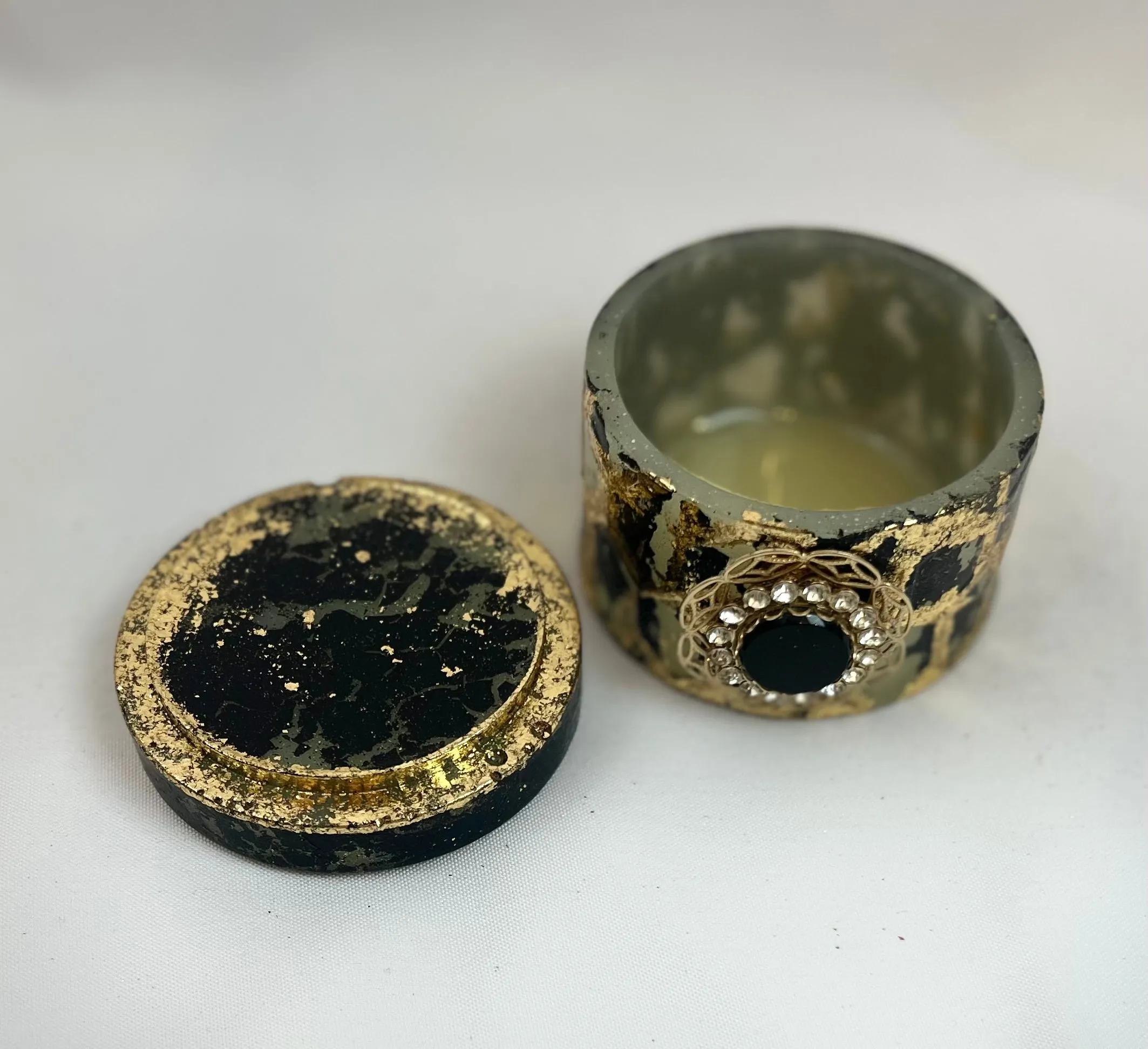 Bumblebee Vintage Jeweled Keepsake Container