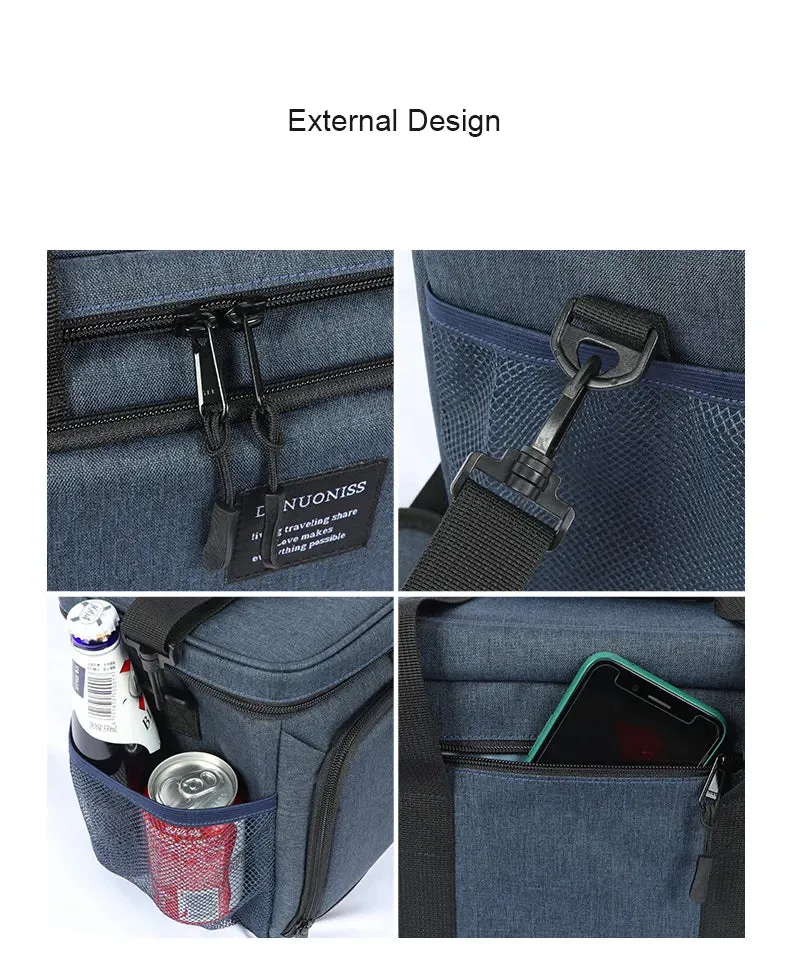 Car Cooler Bag Thermal Lunch Bag Insulated Snack Bag