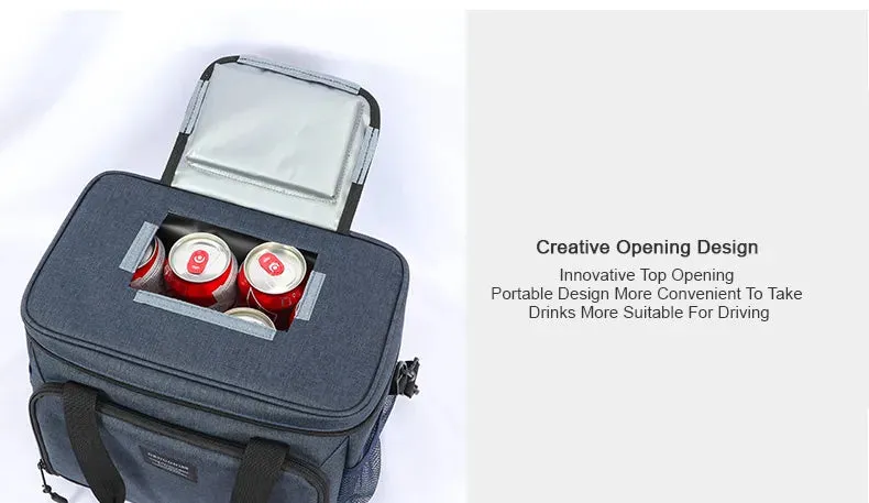 Car Cooler Bag Thermal Lunch Bag Insulated Snack Bag