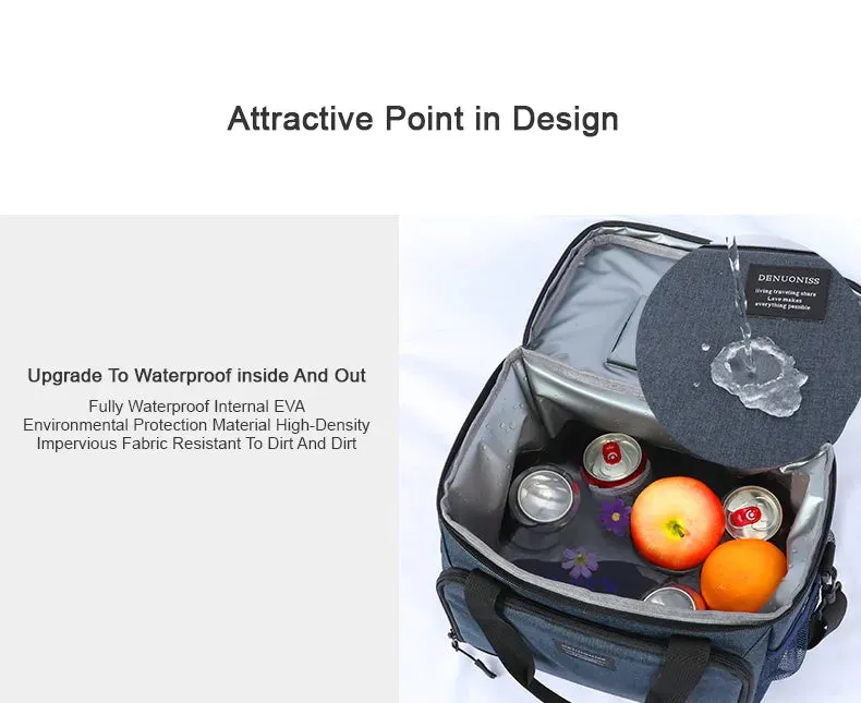 Car Cooler Bag Thermal Lunch Bag Insulated Snack Bag