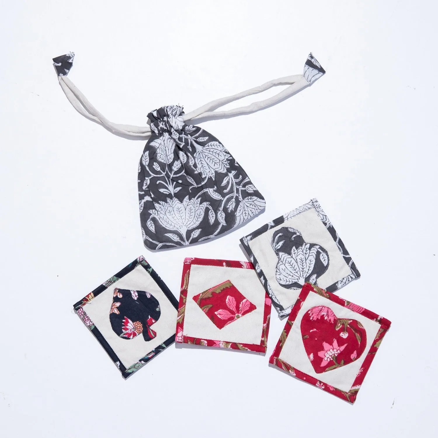 Casino Playing Card Coaster Set of 4