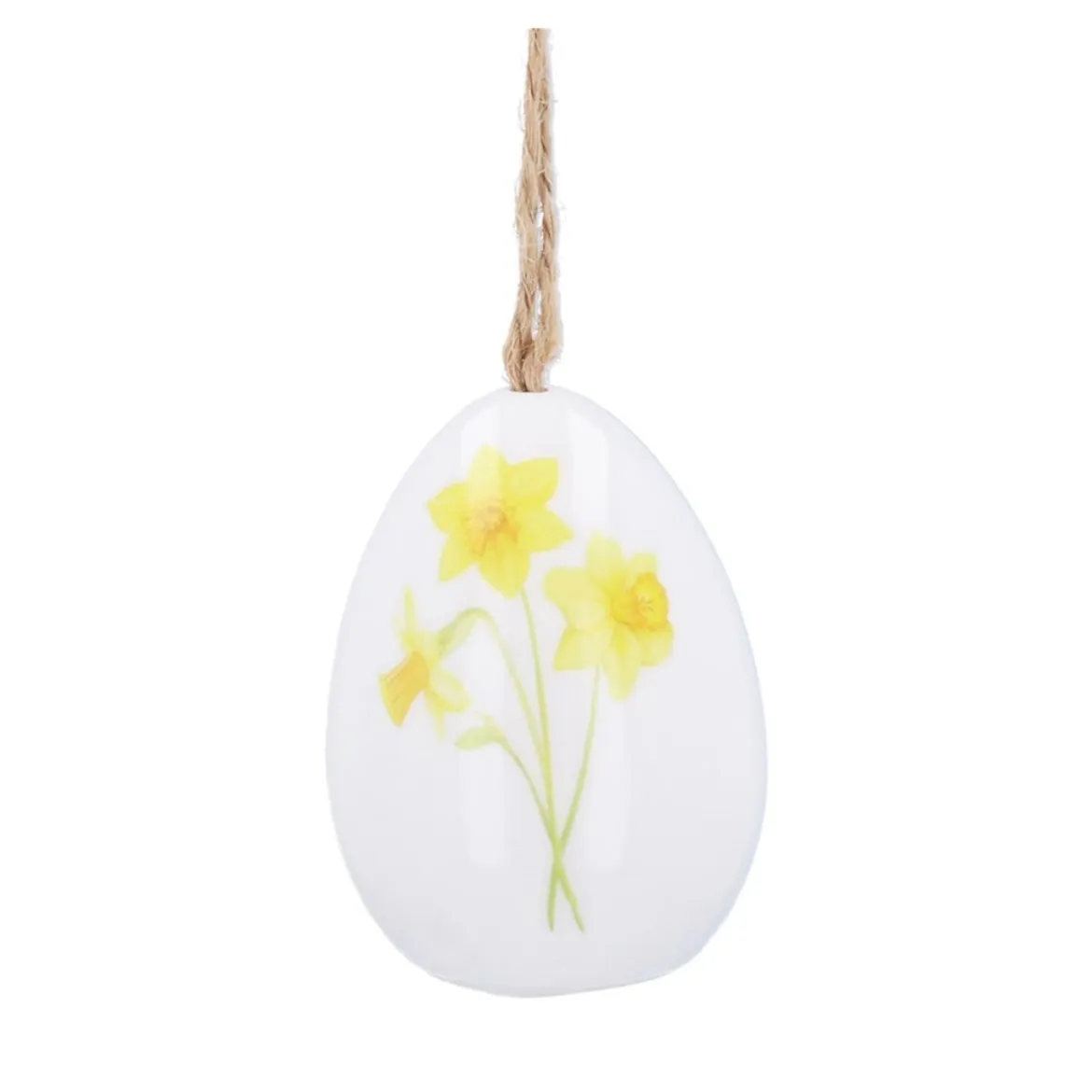 Ceramic Decoration - Daffodil Egg