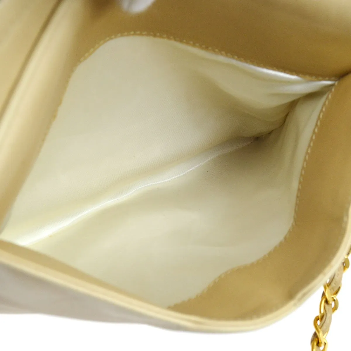 CHANEL 1994-1996 Triple CC Camera Bag Small Beige Lambskin 01999