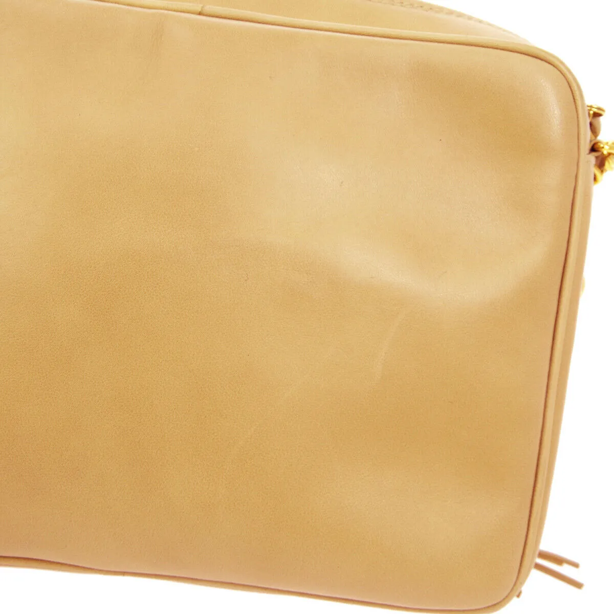 CHANEL 1994-1996 Triple CC Camera Bag Small Beige Lambskin 01999