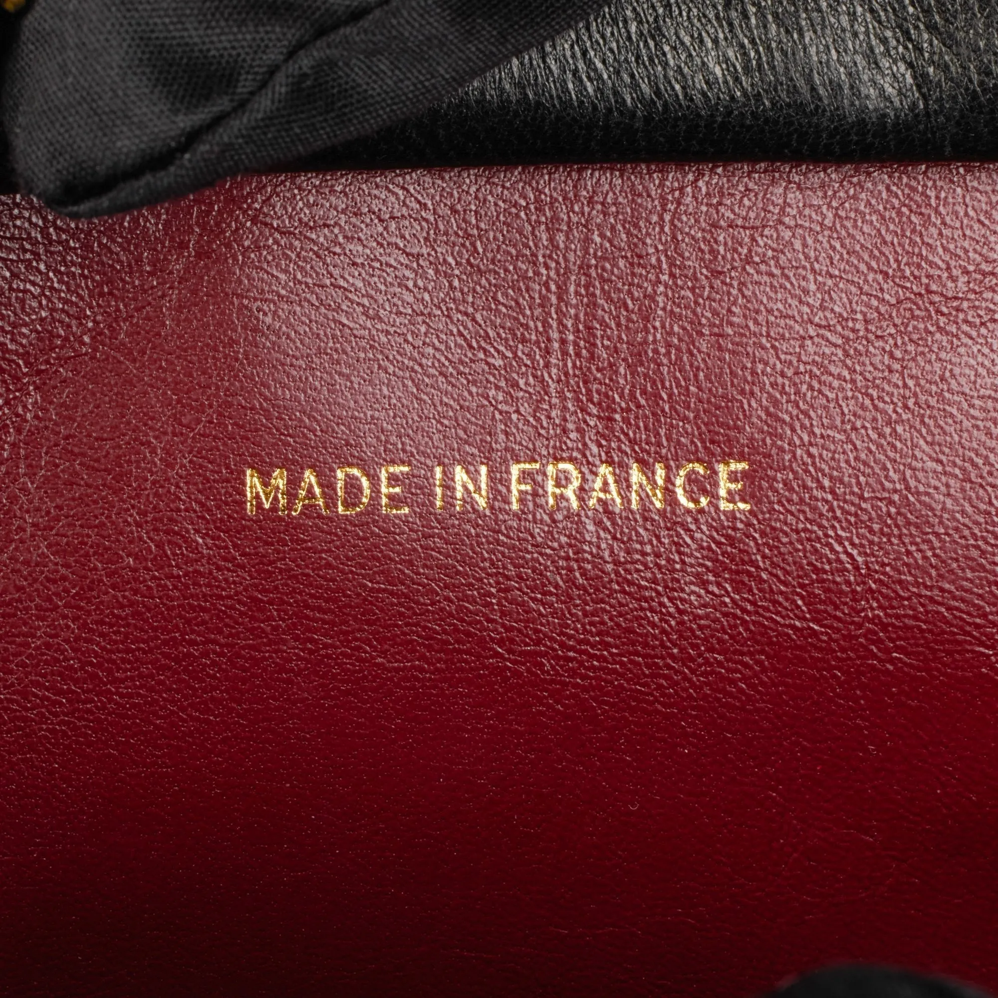 Chanel Black Quilted Lambskin Vintage Timeless Fringe Shoulder Bag