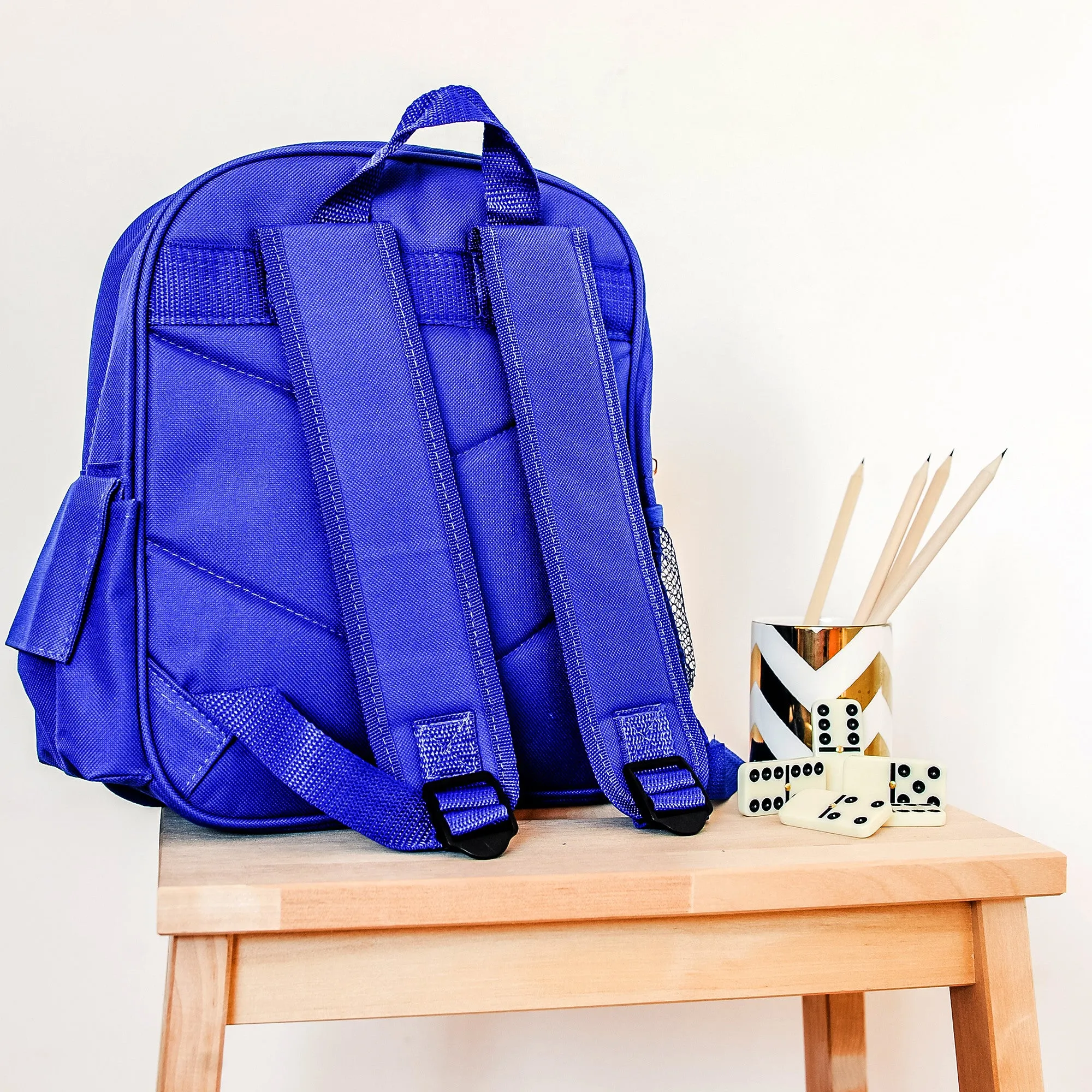 Children's Personalised Superhero 'Kapow' Blue Backpack