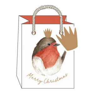 Christmas Gift Bag Robins