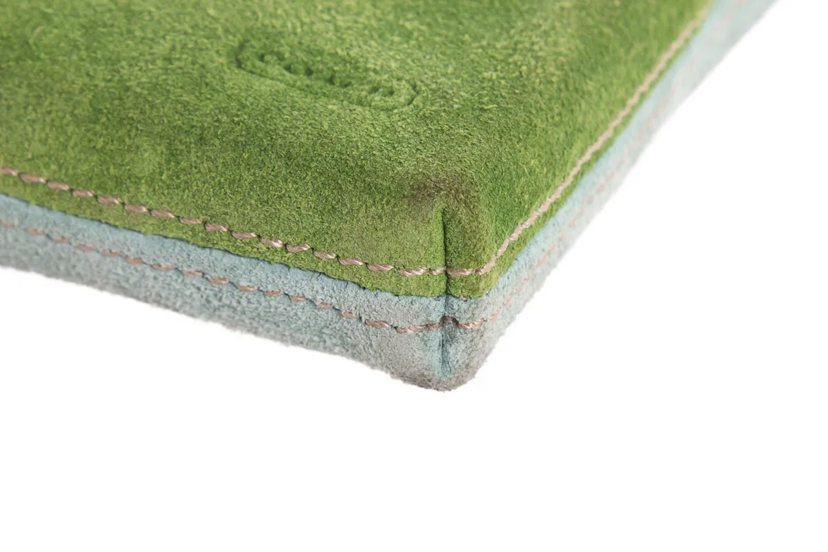 Coach Suede Color Block Clutch