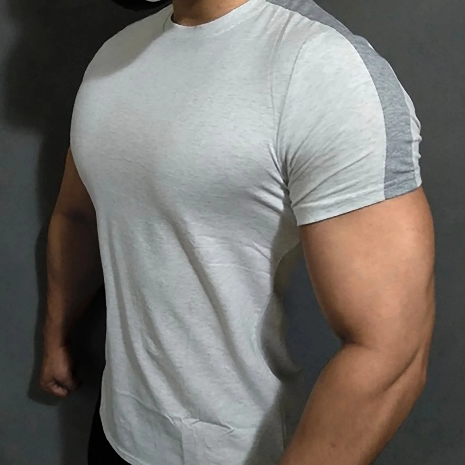 COLOR BLOCK STRETCH QUICKDRY TEE