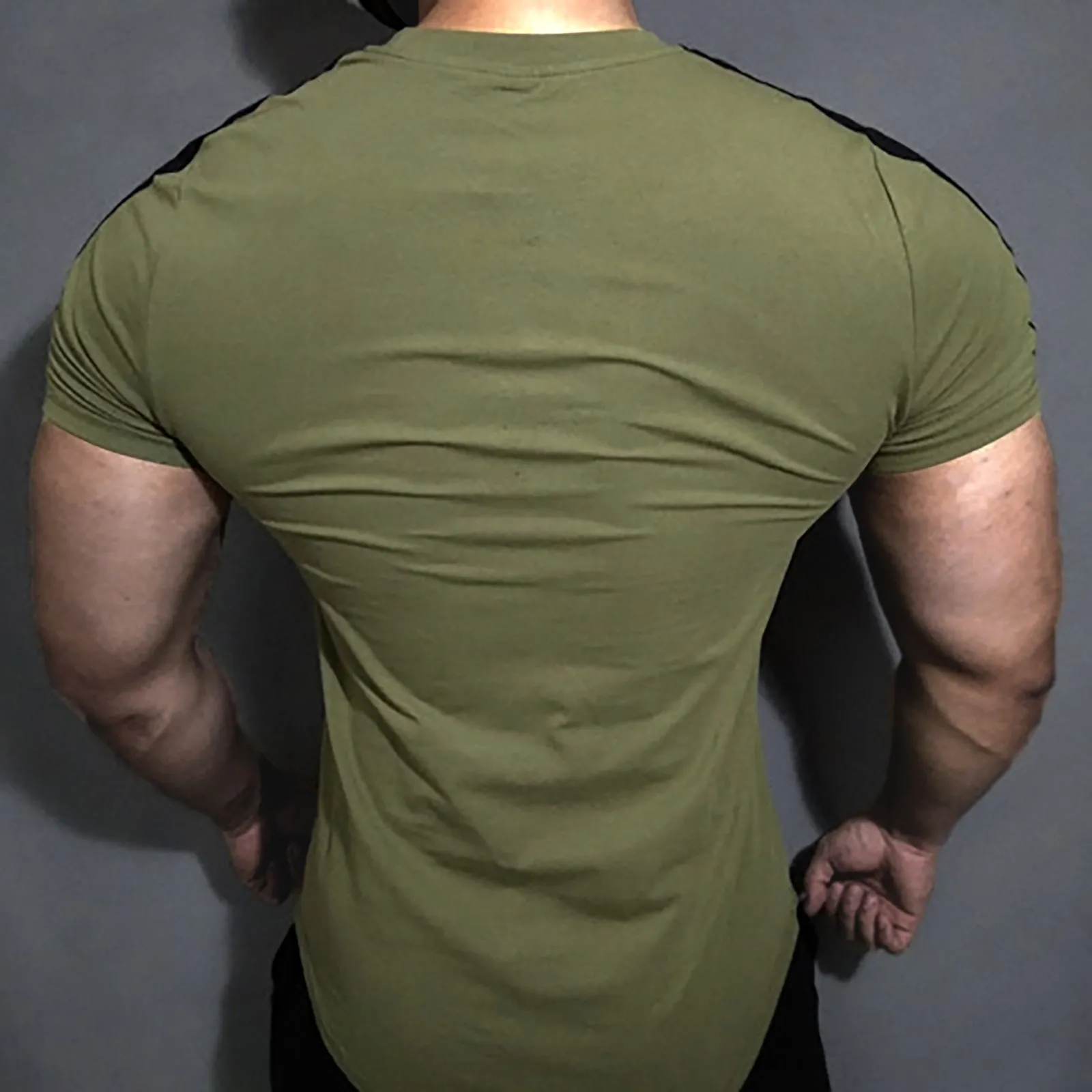 COLOR BLOCK STRETCH QUICKDRY TEE