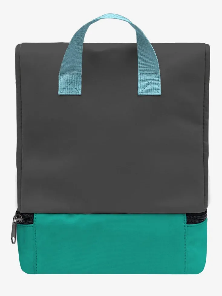 Colorblock Charcoal Lunch Box (Kids)