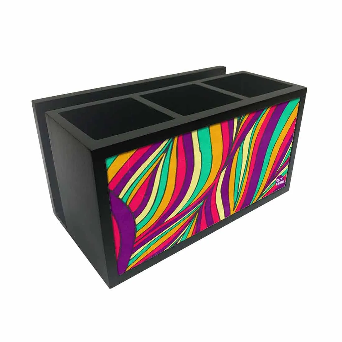 Cutlery Tissue Holder Napkin Stand -  Multicolor Strips