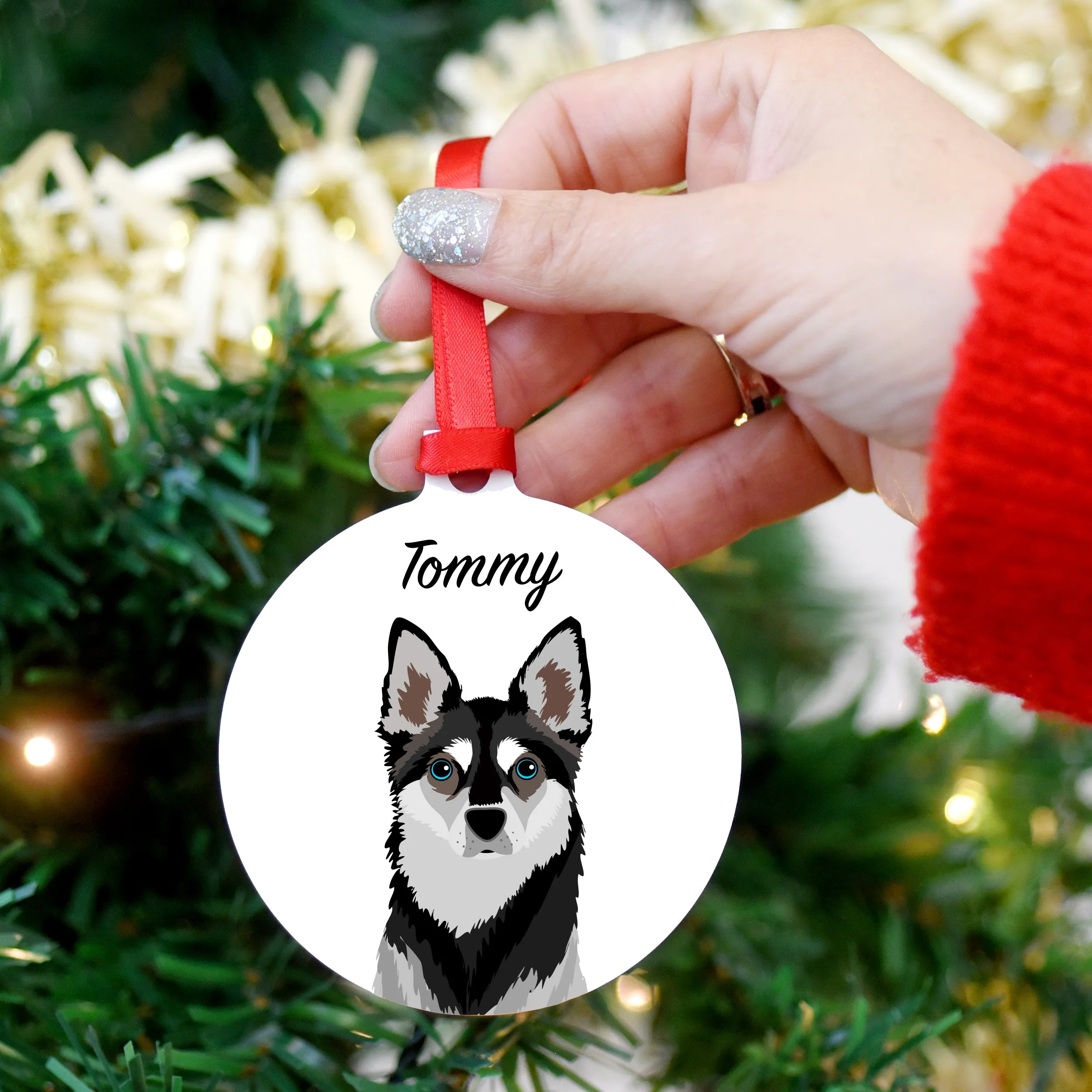Dog Breed Christmas Tree Decoration Personalised