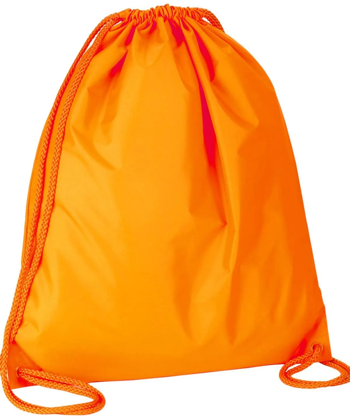 Economical Polyester Sports Drawstring Backpacks, Set of 12