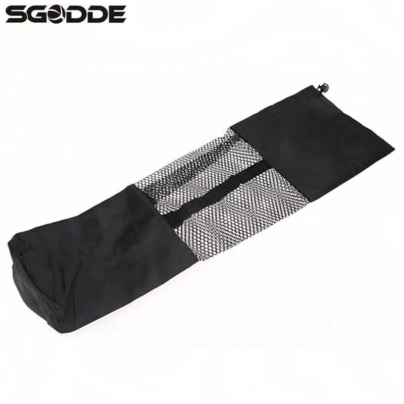 Fitness Yoga Mat Nylon Carry Bag Yoga pad Storage Bag Carrier Holder with Mesh Yoga mat Accessory