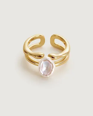 Floriography Jasmine Pearl Ring