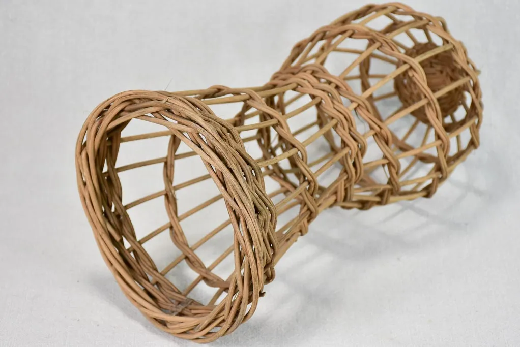 French wicker hat stand 1930's 15"