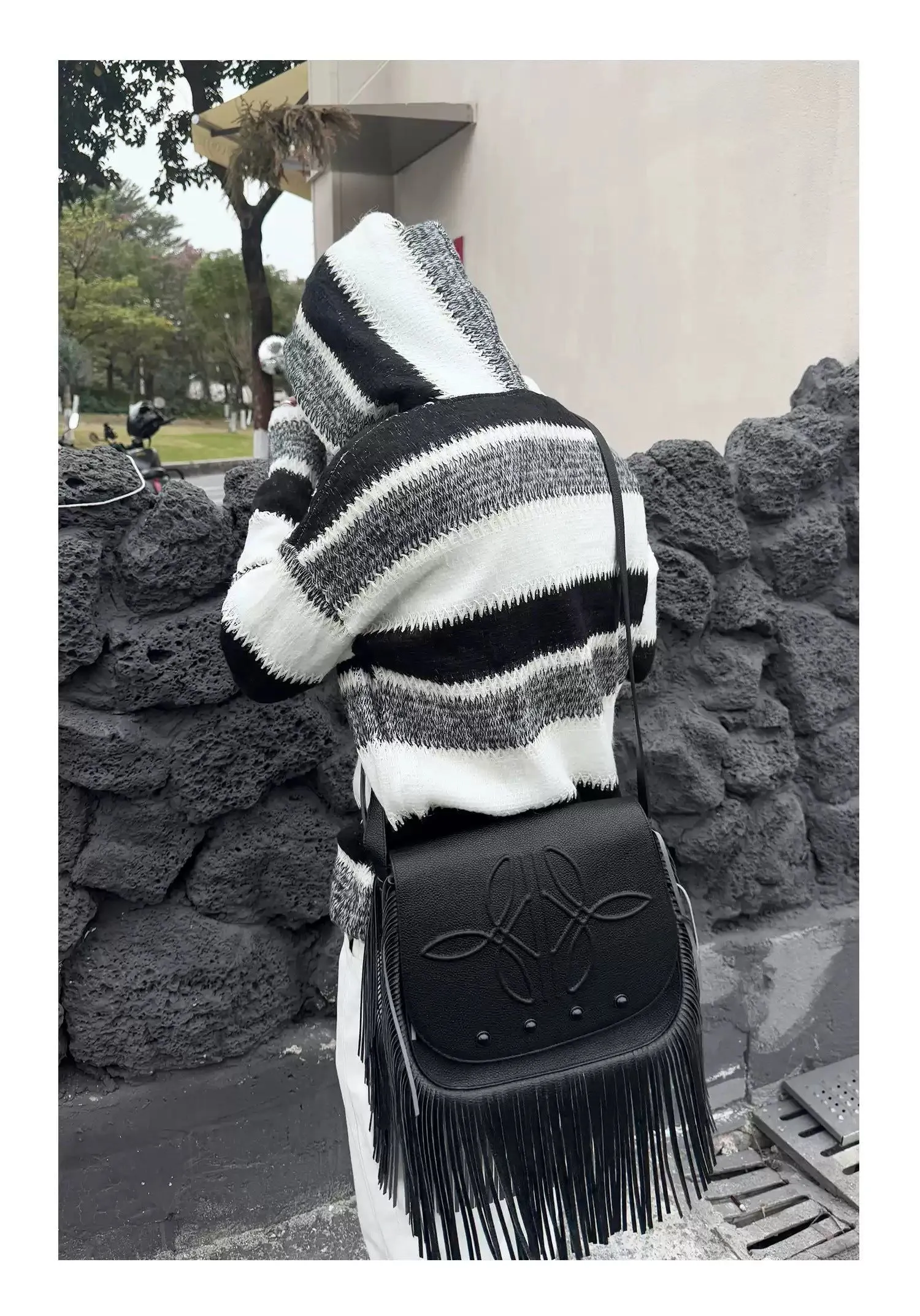 Fringe Cross Body Bag
