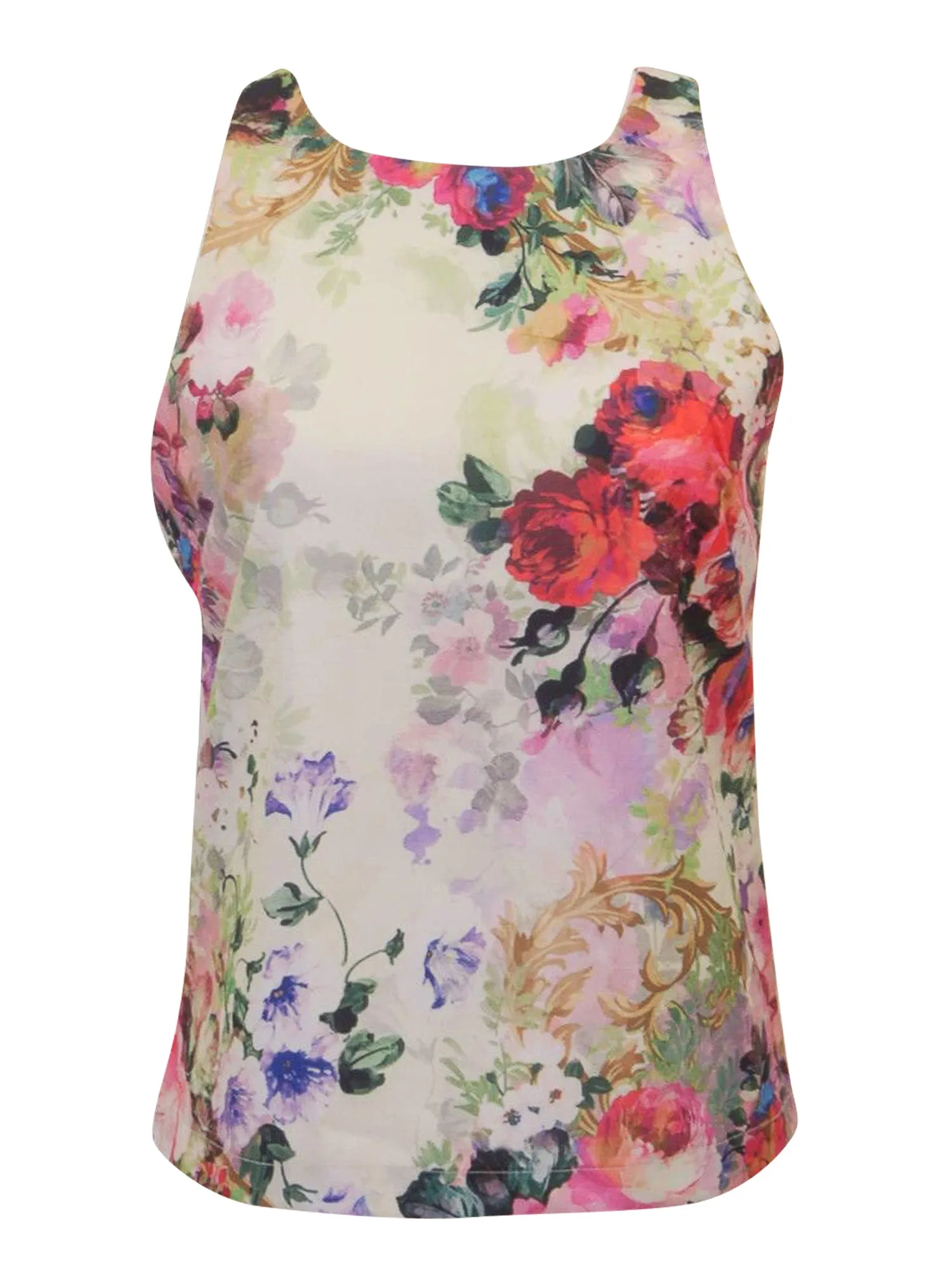 Glamorous Floral Sleeveless Top