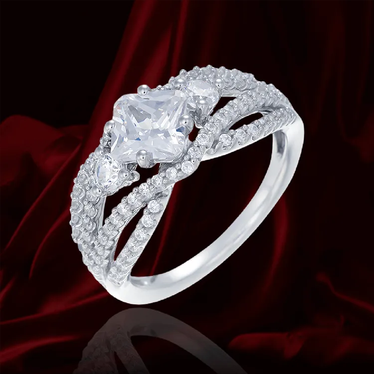 Glamorous Pave Setting Ring