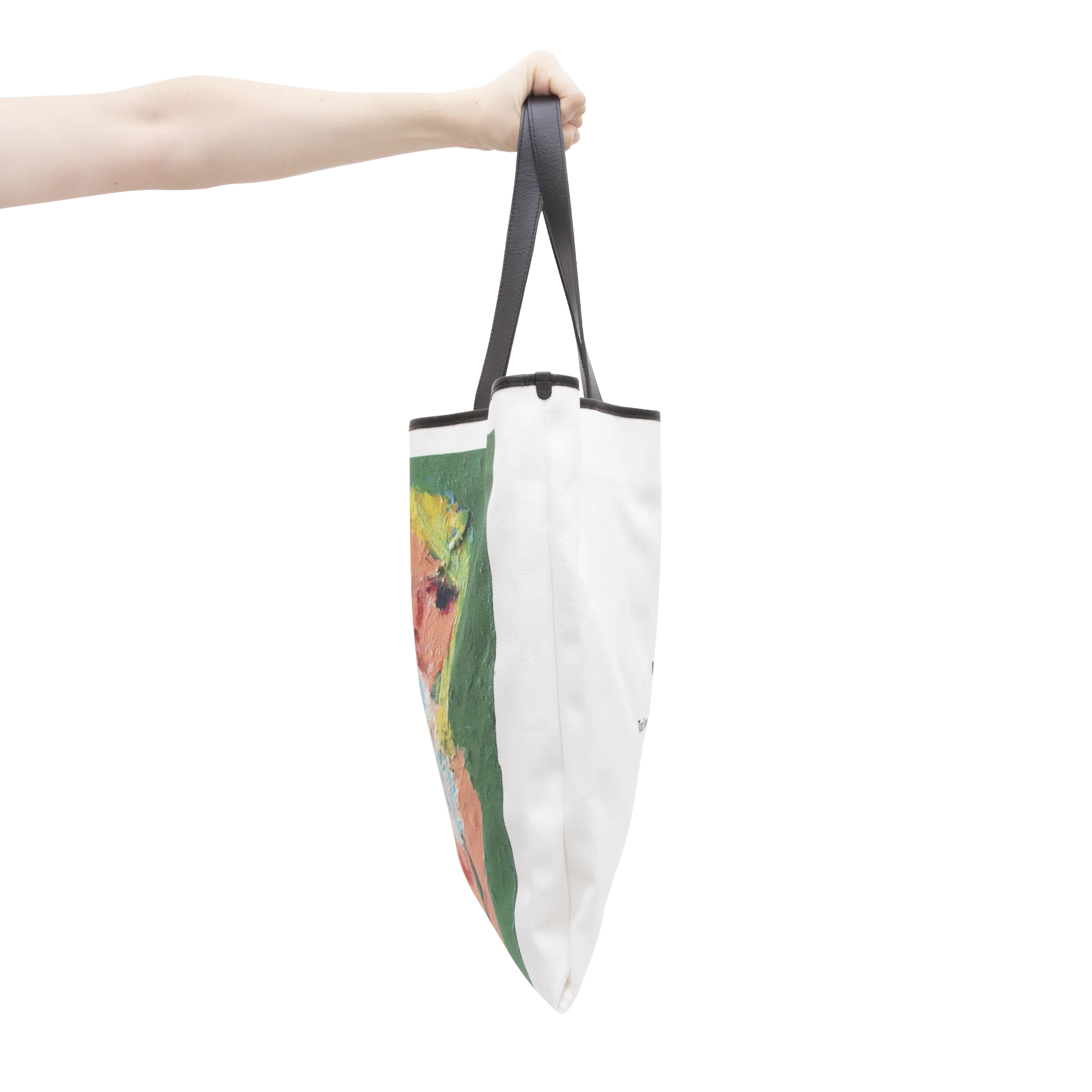 Graphic Print Tote Bag — "Blonde"
