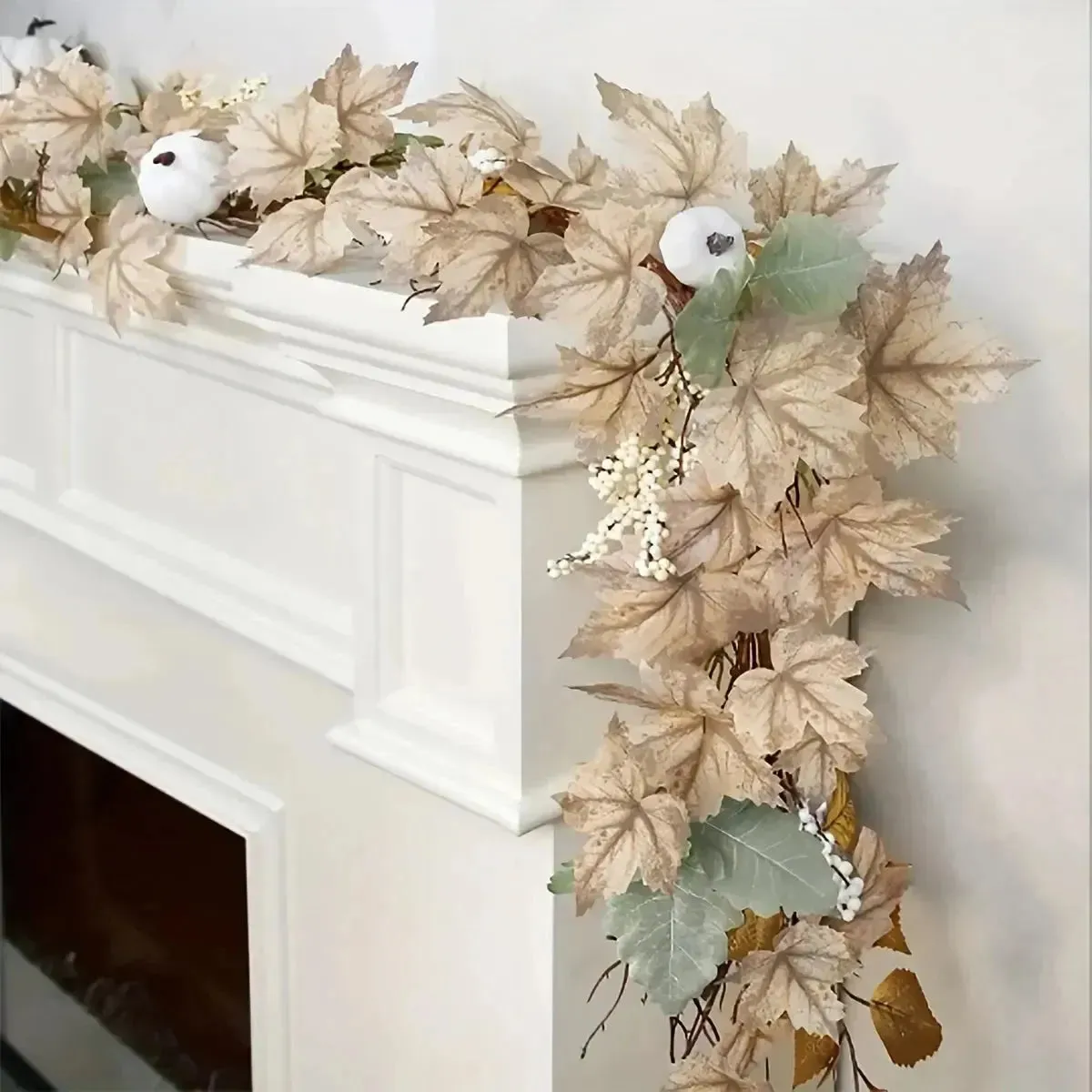 HarvestCharm Decor - Hängende Herbstliche Türdekoration für Halloween und Erntedankfest