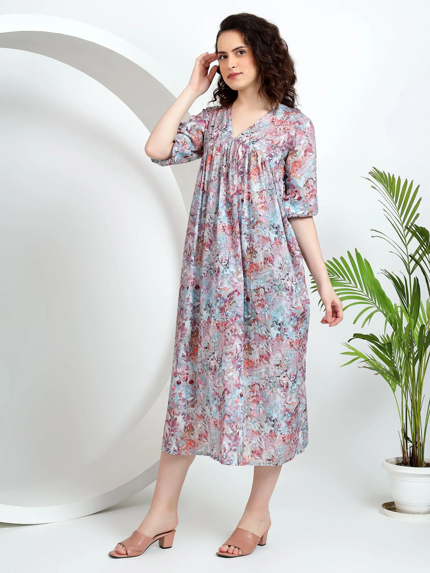 Hoffman Fabrics: Hand-Dyed Bali Batik Cotton Midi Dress