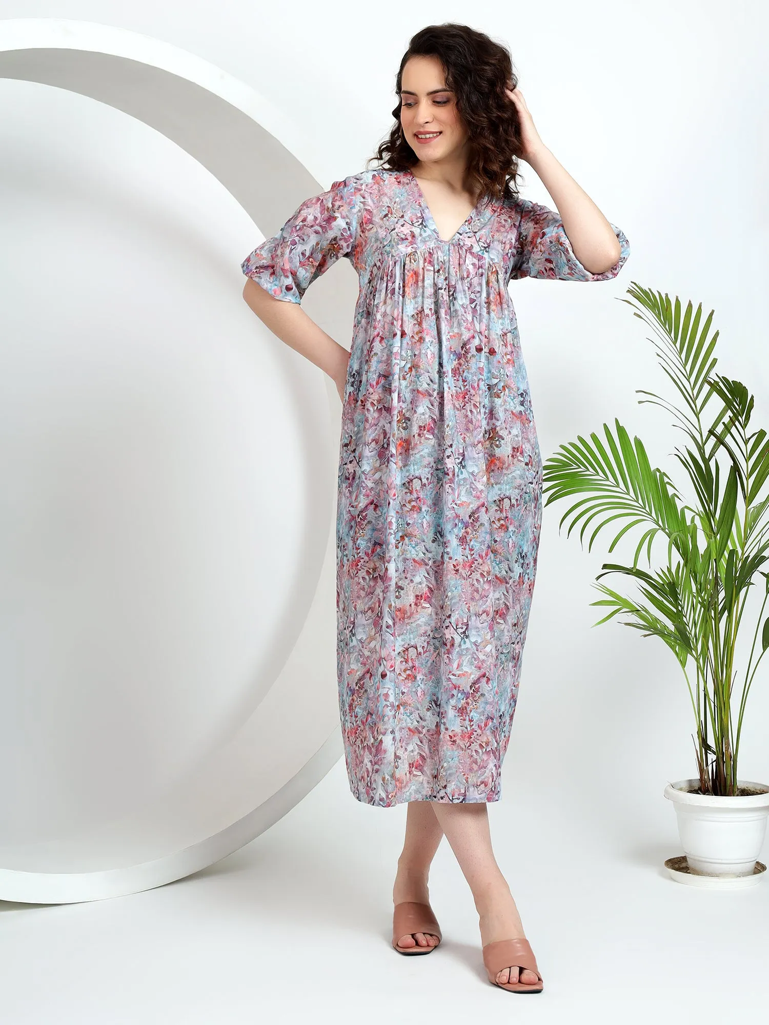 Hoffman Fabrics: Hand-Dyed Bali Batik Cotton Midi Dress