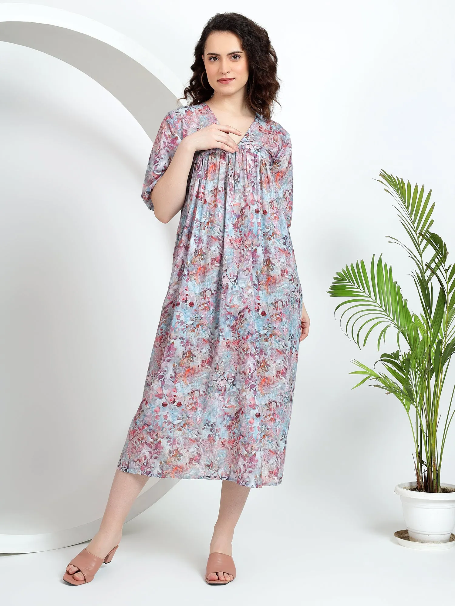 Hoffman Fabrics: Hand-Dyed Bali Batik Cotton Midi Dress