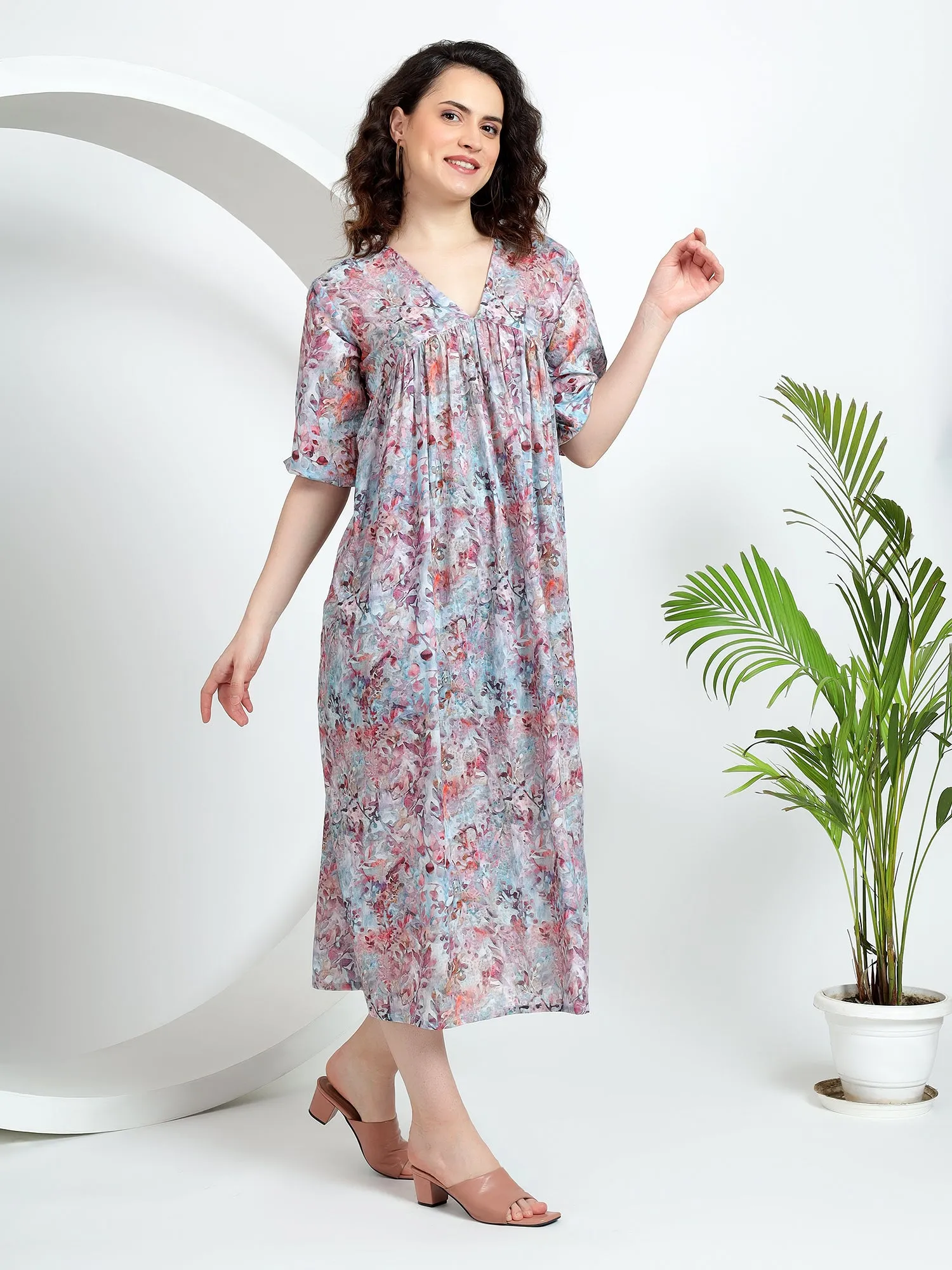 Hoffman Fabrics: Hand-Dyed Bali Batik Cotton Midi Dress