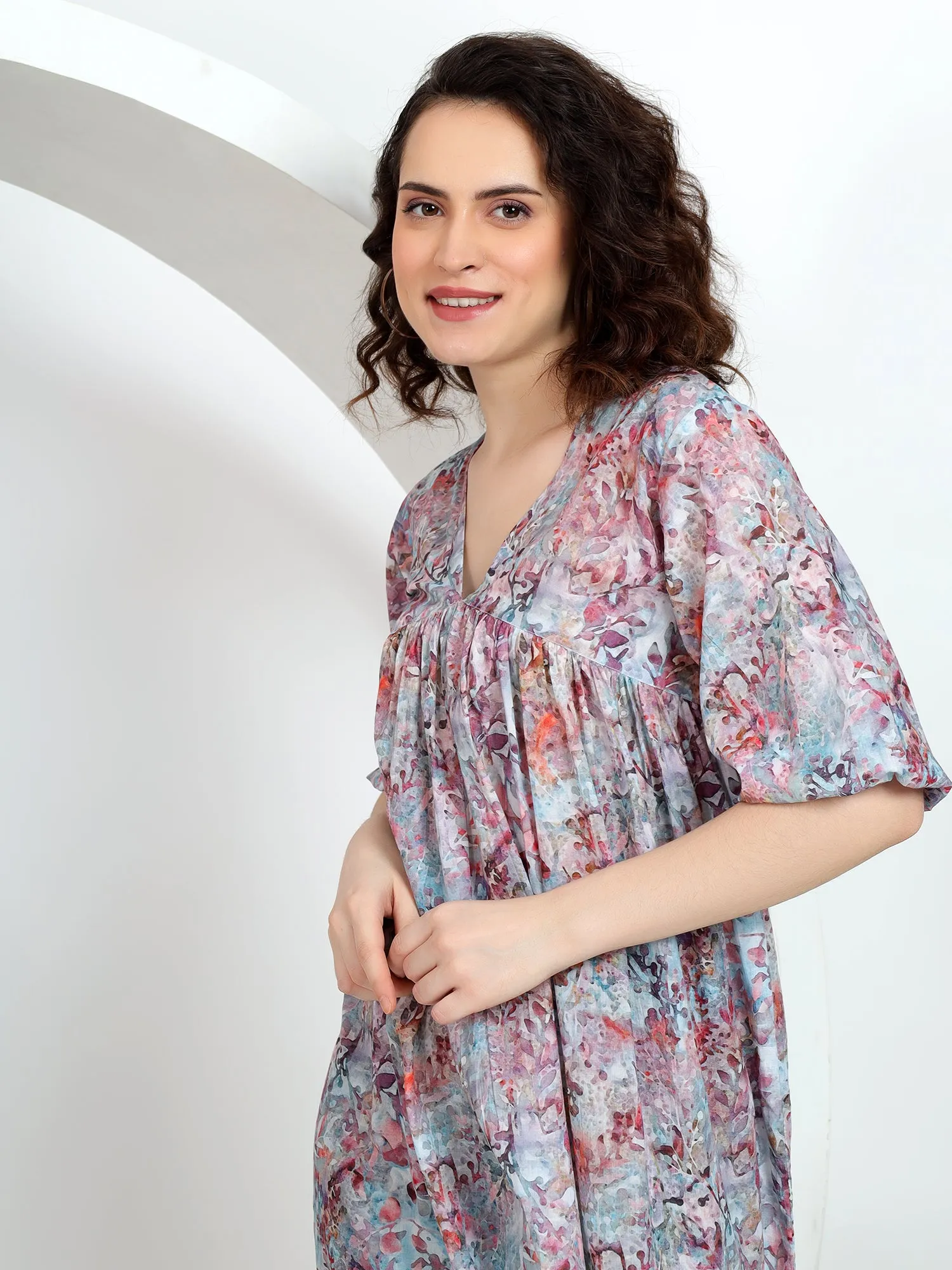 Hoffman Fabrics: Hand-Dyed Bali Batik Cotton Midi Dress