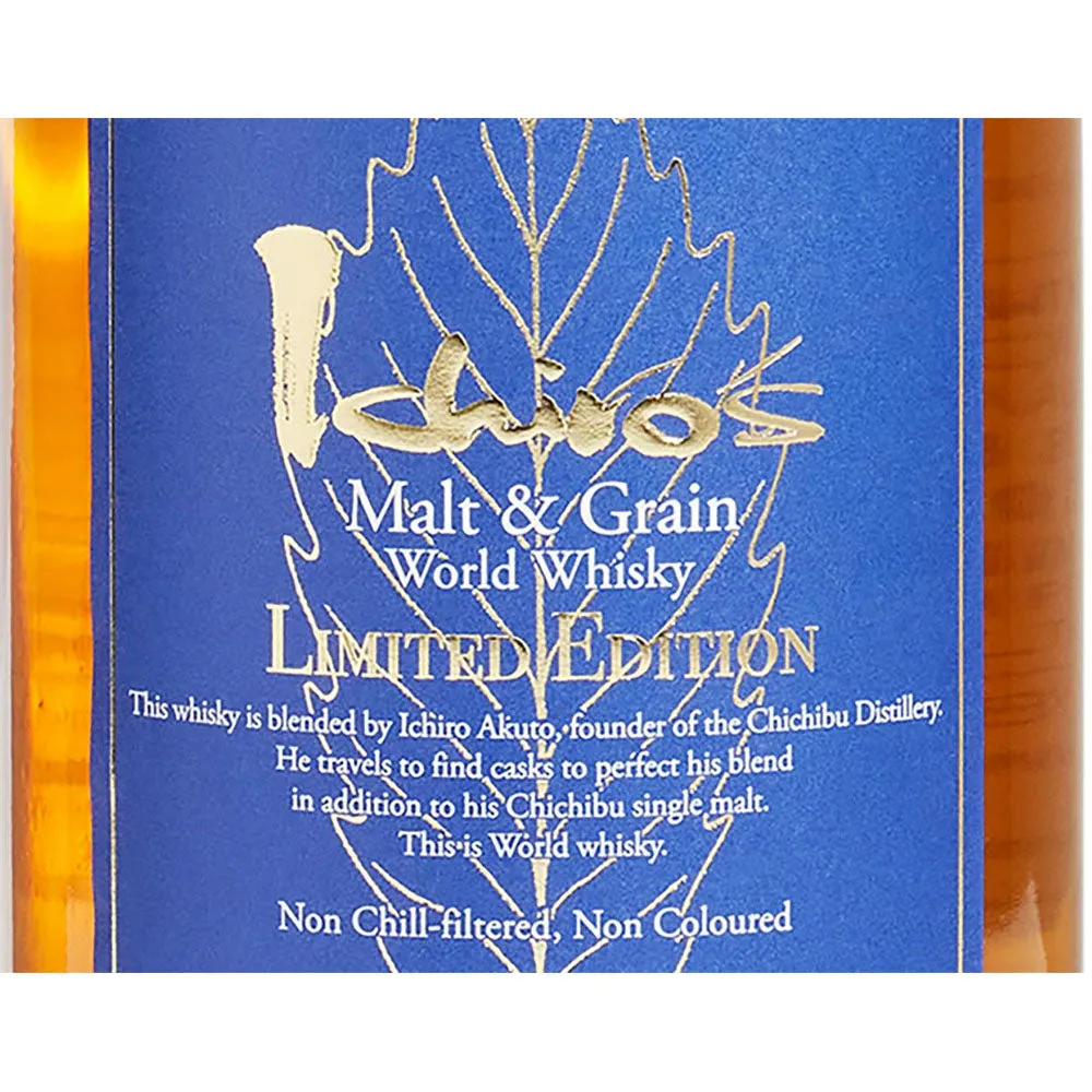 Ichiro's Malt & Grain World Blended Whisky Limited Edition ABV 48% 700ml with Gift Box