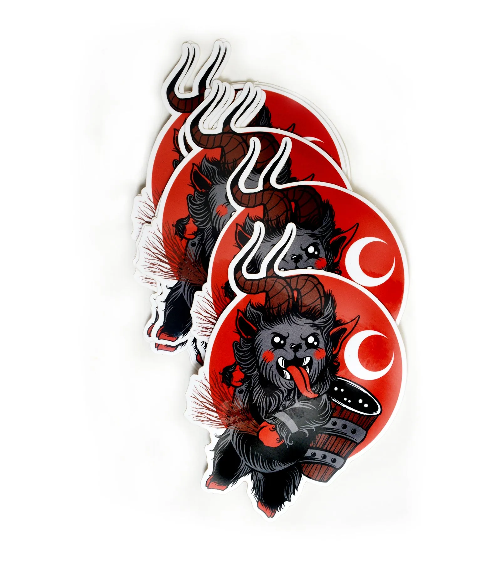 Krampus Cut Vinyl STICKER
