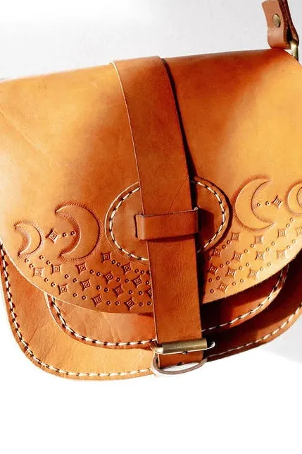 LA LUNE CROSS BODY BAG VINTAGE TAN