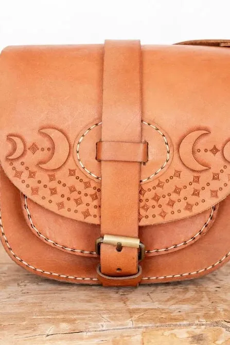 LA LUNE CROSS BODY BAG VINTAGE TAN