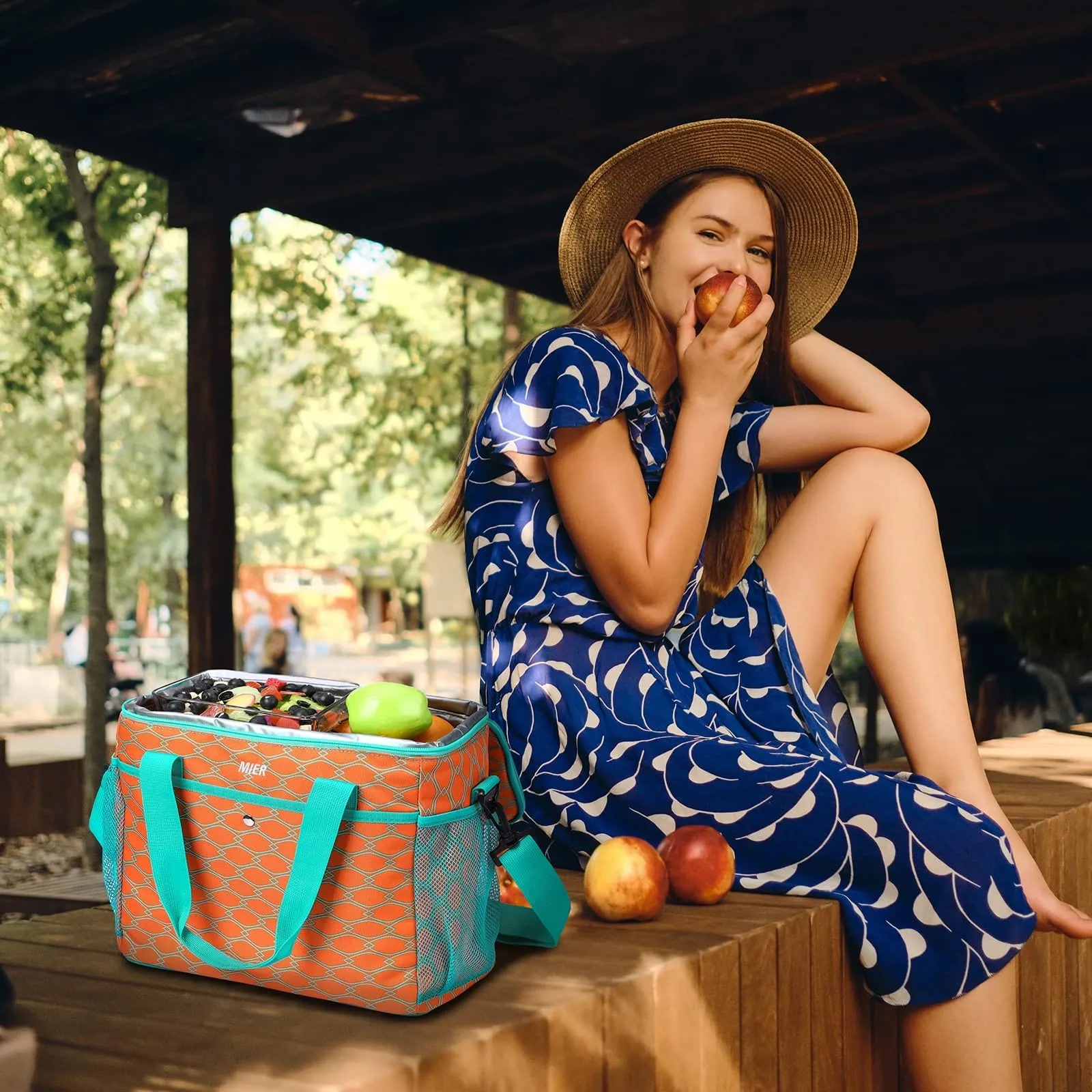 Large Soft Cooler Insulated Lunch Bag Tote for Men Women
