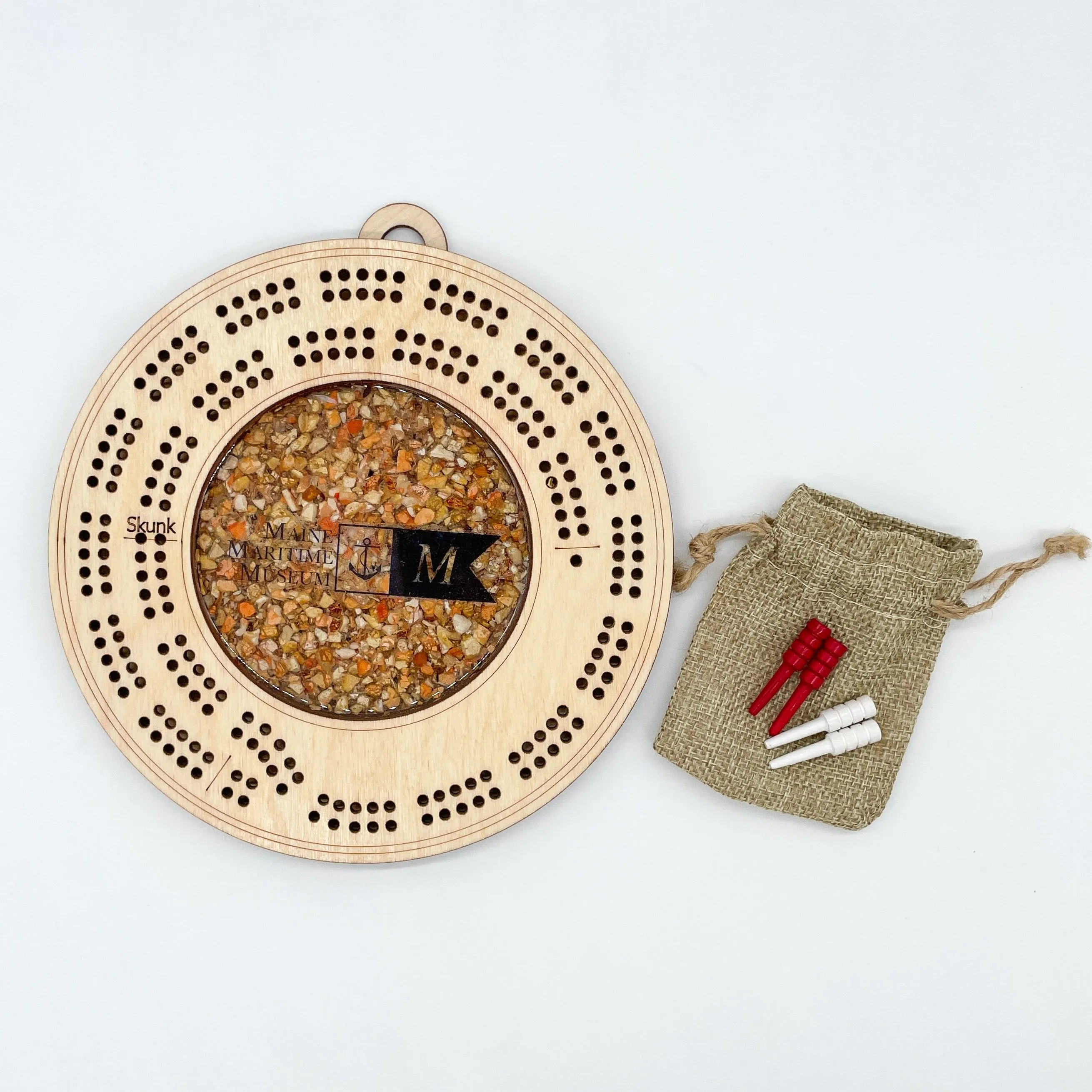 Maine Maritime Cribbage Board