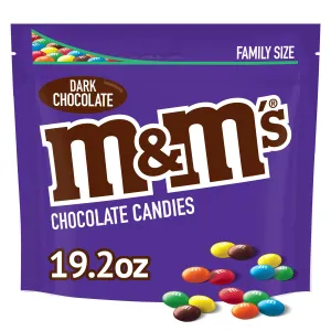 M&M's 50% Cacao Dark Chocolate Candy - 19.2 oz Bag Free & Fast Shipping