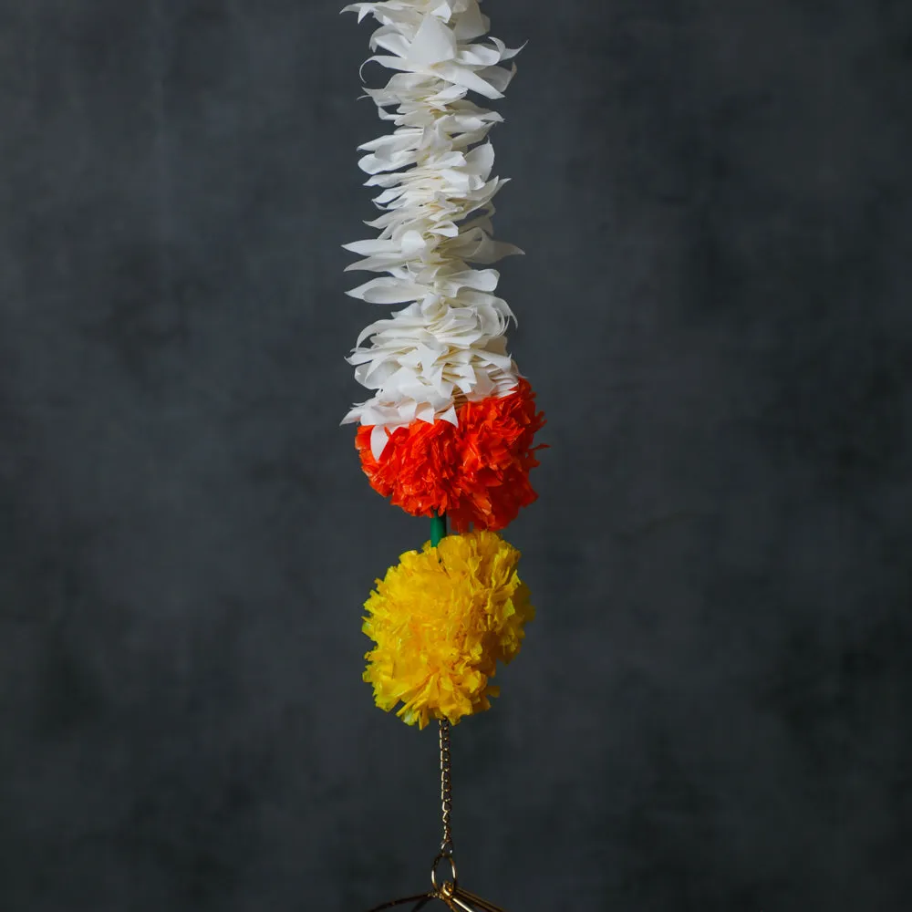 Marigold Lotus Hanging Diya