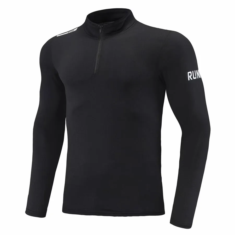 Men Fitness Sport Uniform Long Sleeve Compression Tshirt GYM Male Running Sweatshirt Tops Bodybuilding Tee Homme Outdoor Clothes